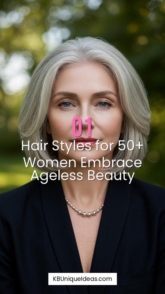 Hair Styles for 50+ Women Embrace Ageless Beauty