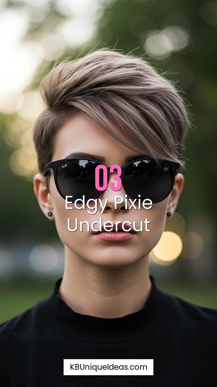 Edgy Pixie Undercut