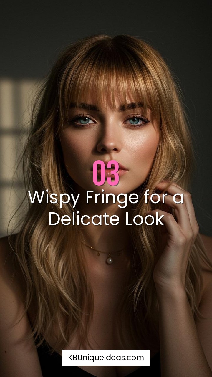 Wispy Fringe for a Delicate Look