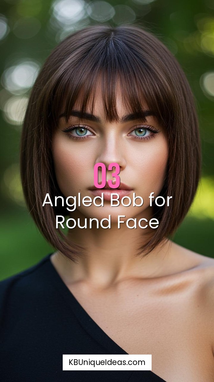 Side Swept Bangs Round Face