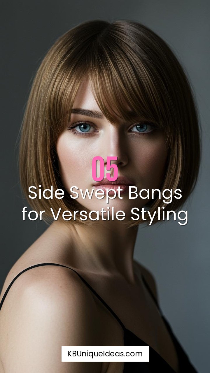 Side Swept Bangs for Versatile Styling
