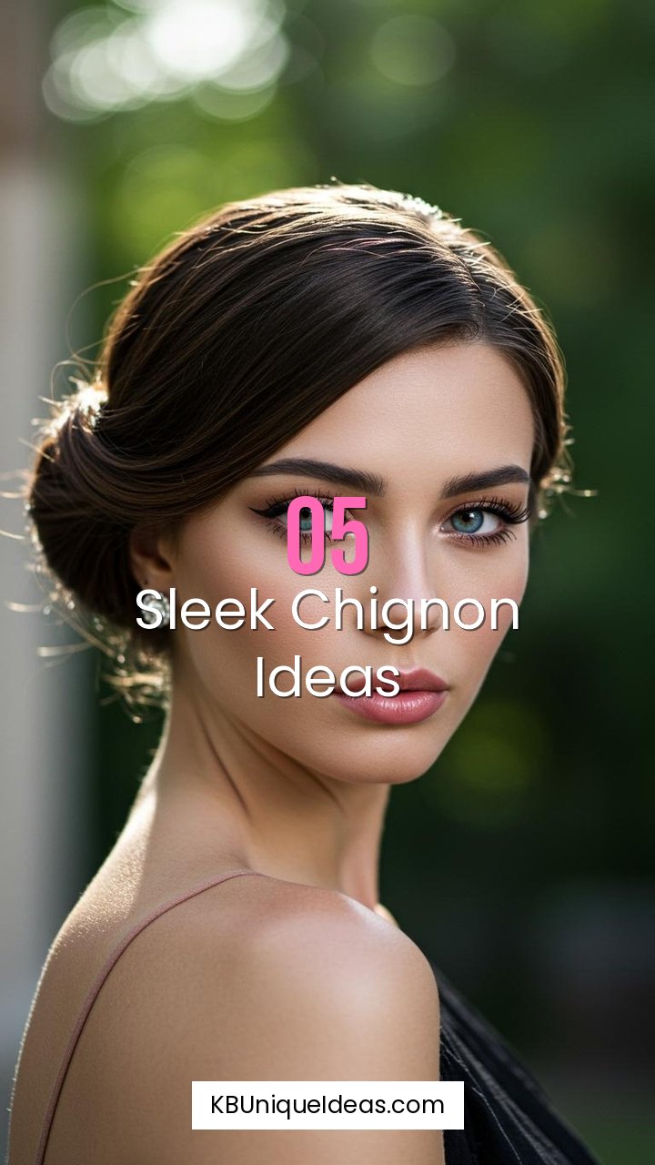 Sleek Chignon Ideas