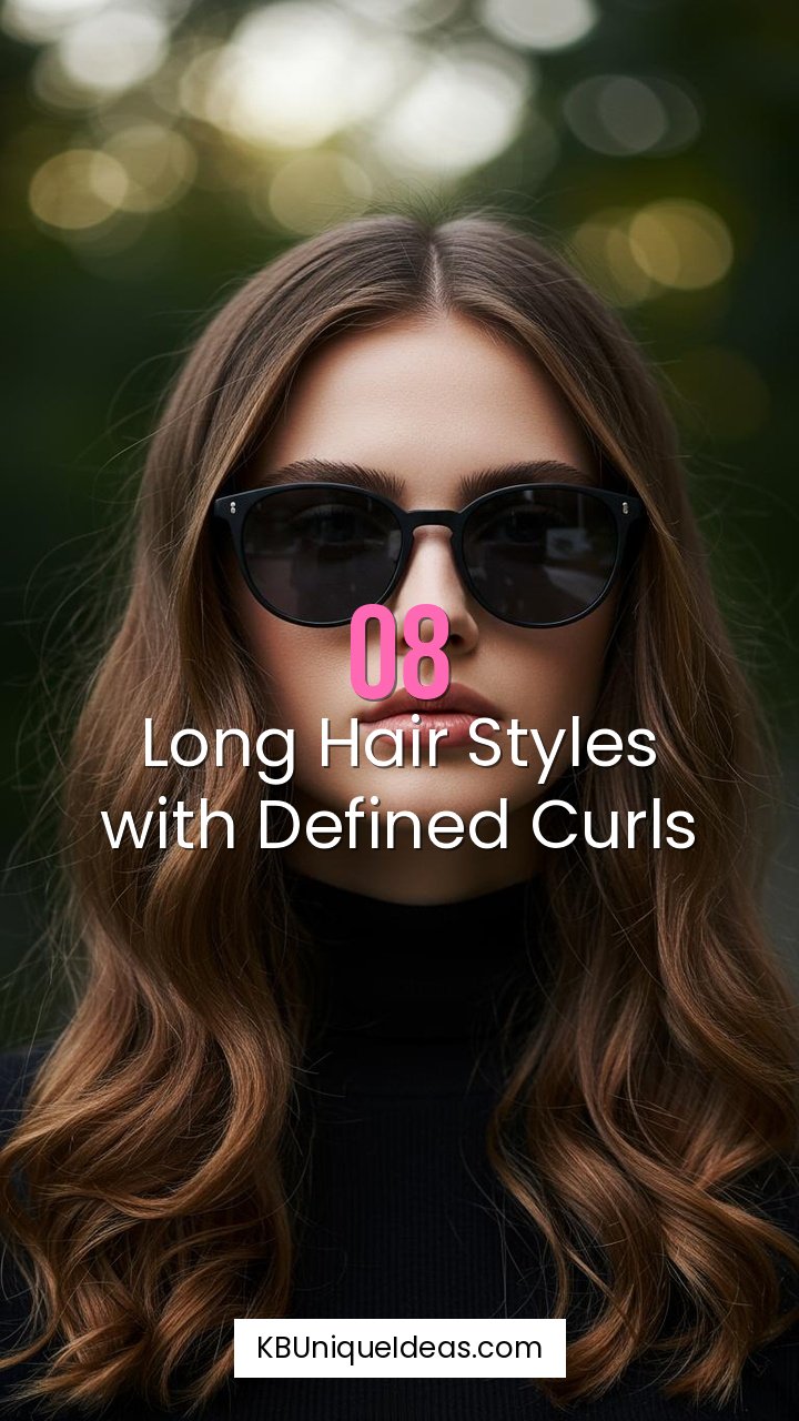 Long Hair Styles with Defined Curls