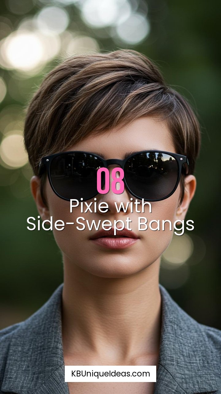 Pixie with Side-Swept Bangs