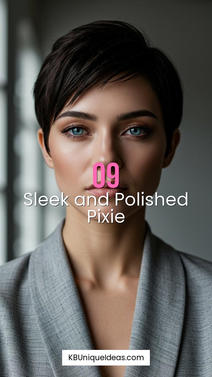 Sleek and Polished Pixie