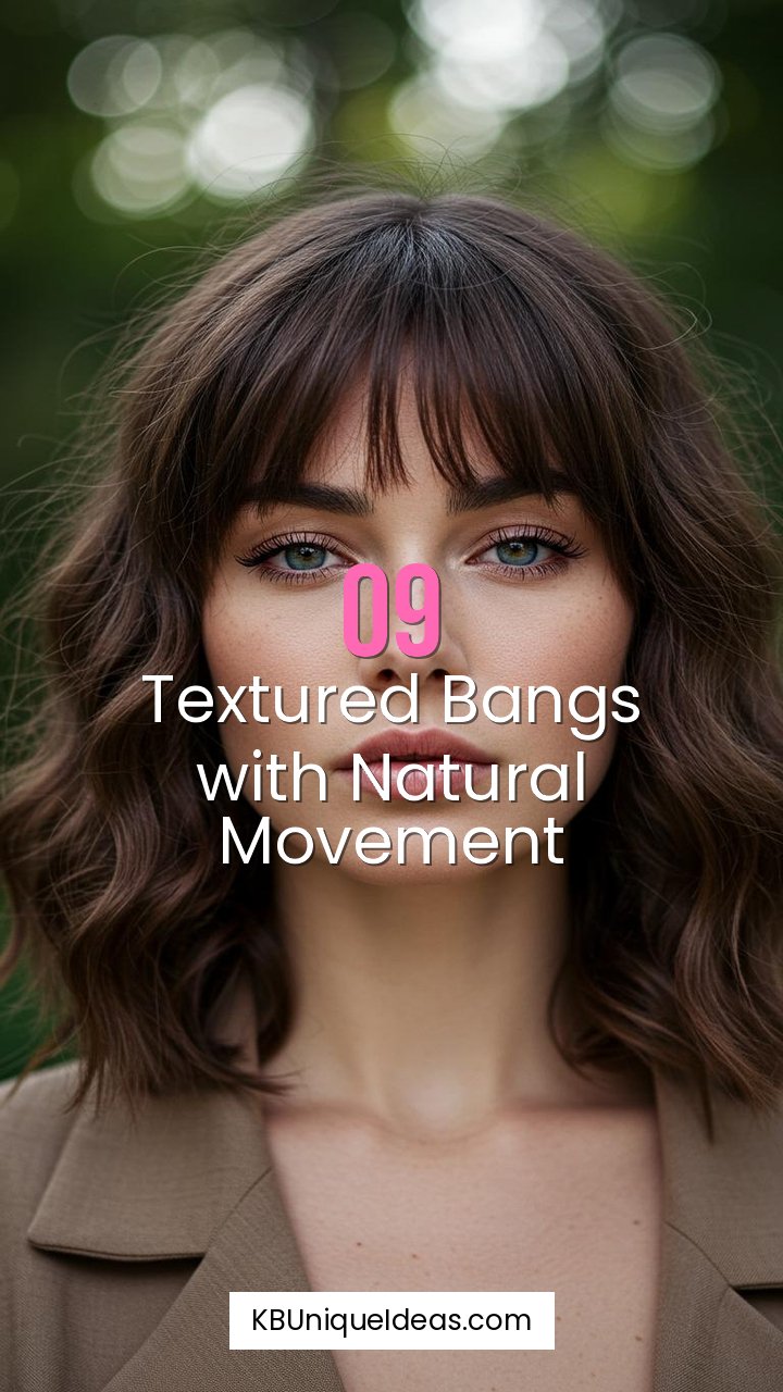 Textured Bangs with Natural Movement