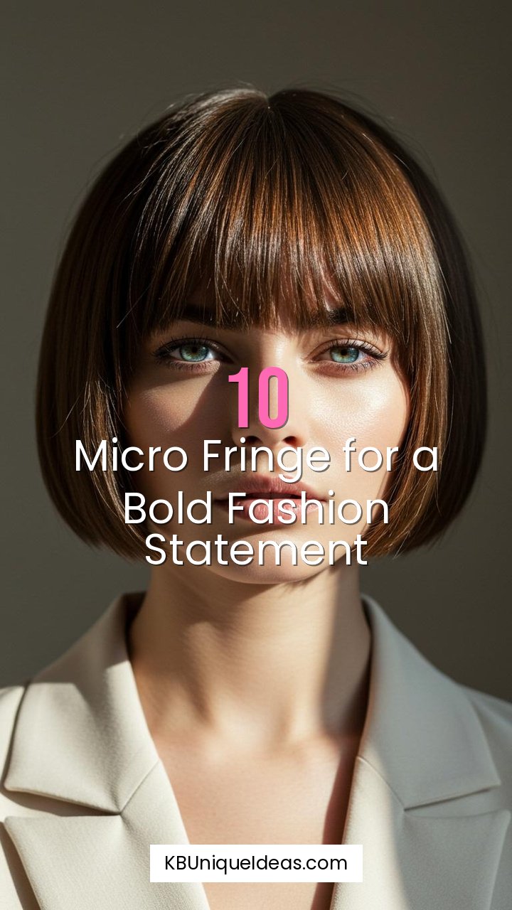 Micro Fringe for a Bold Fashion Statement