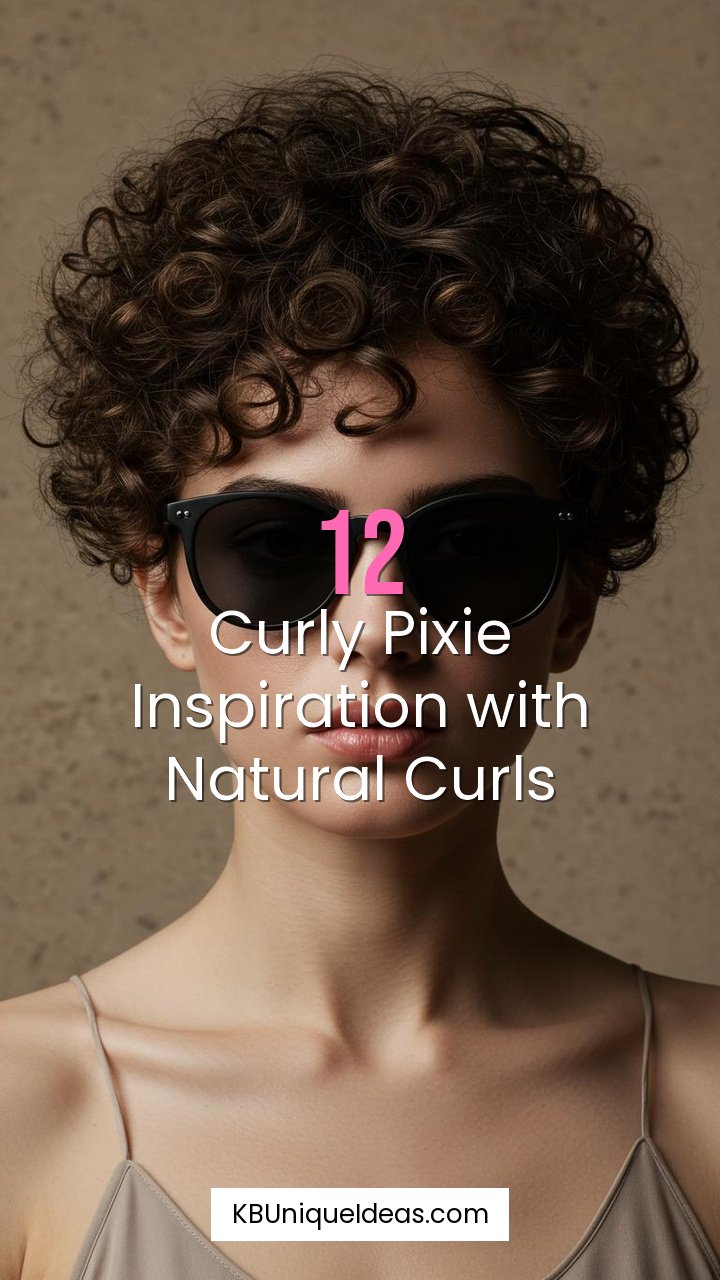 Curly Pixie Inspiration with Natural Curls