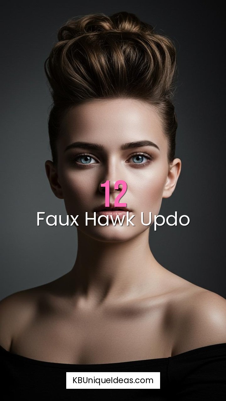 Faux Hawk Updo