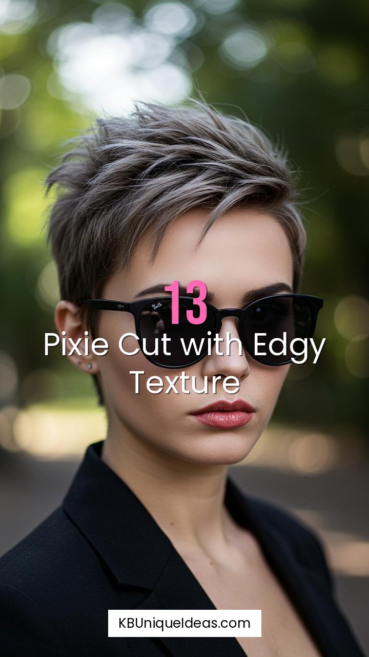Pixie Cut with Edgy Texture