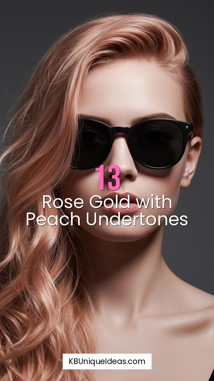 Rose Gold with Peach Undertones