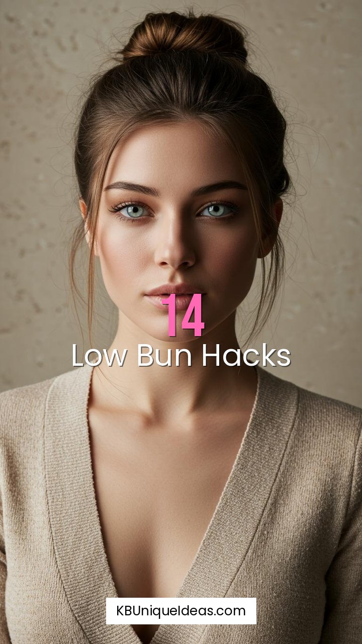 Low Bun Hacks