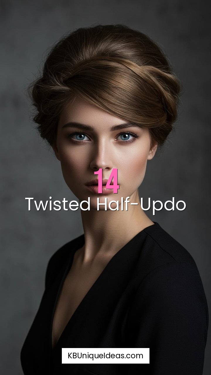 Twisted Half-Updo