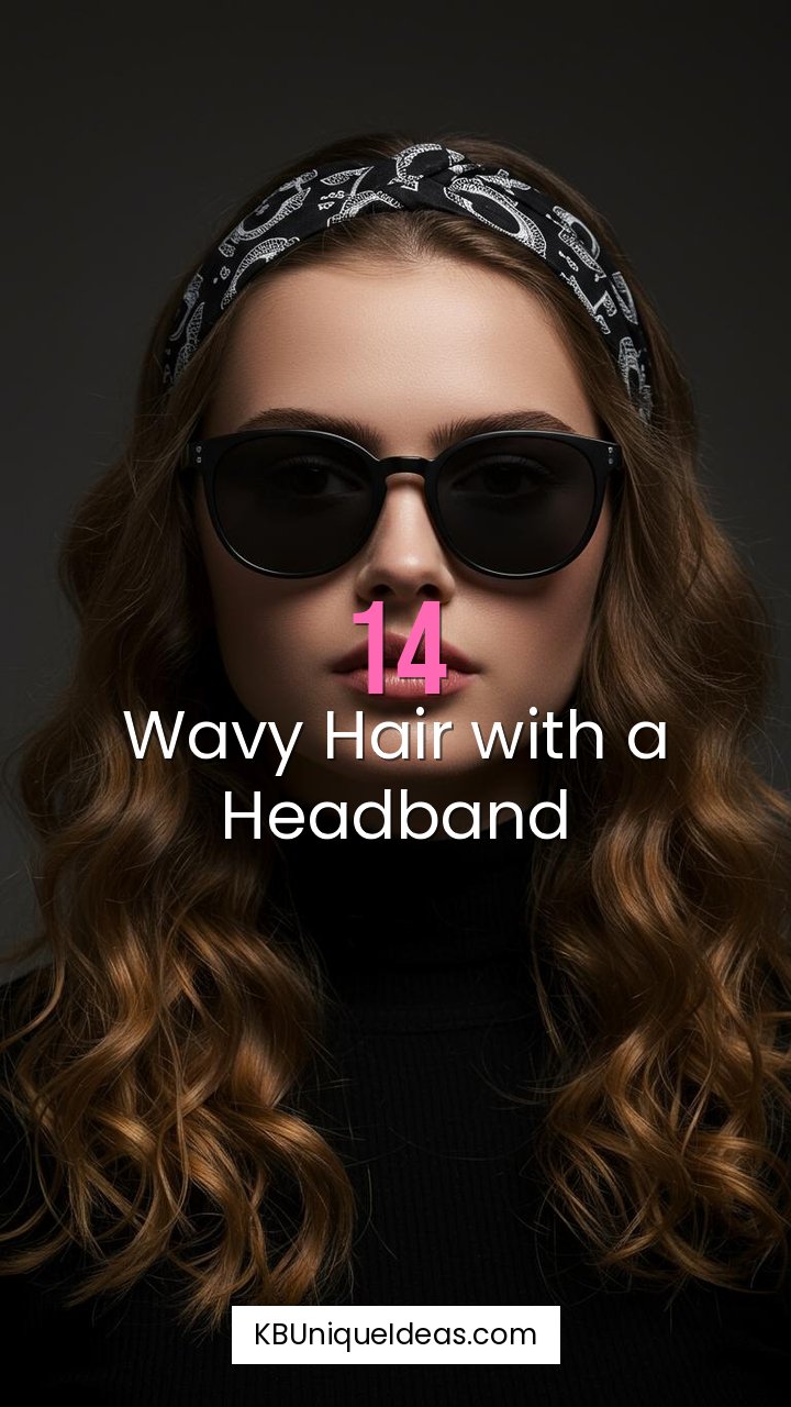 Wavy Hair with a Headband