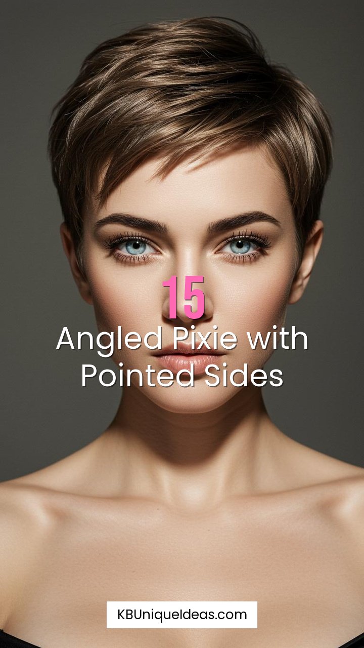 Angled Pixie with Pointed Sides