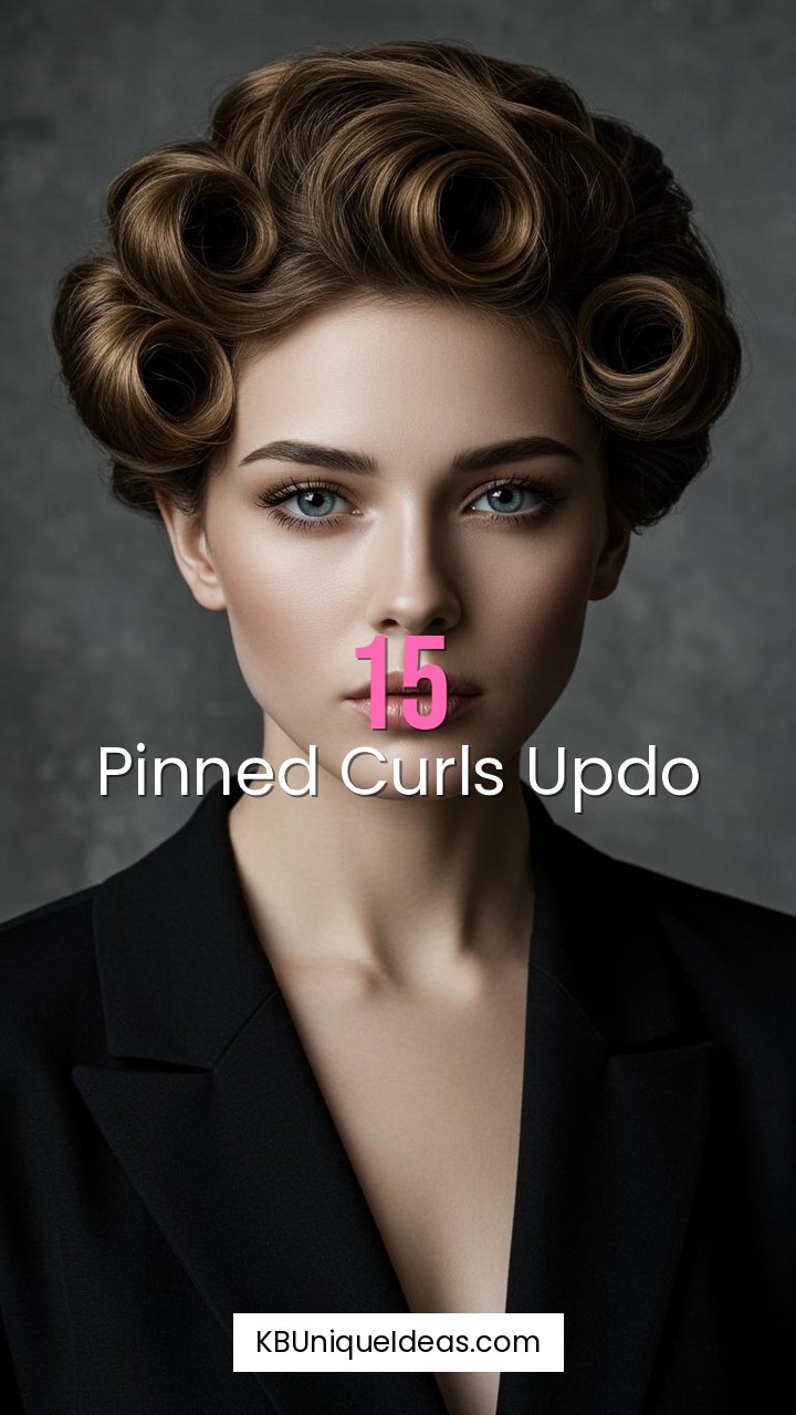 Pinned Curls Updo