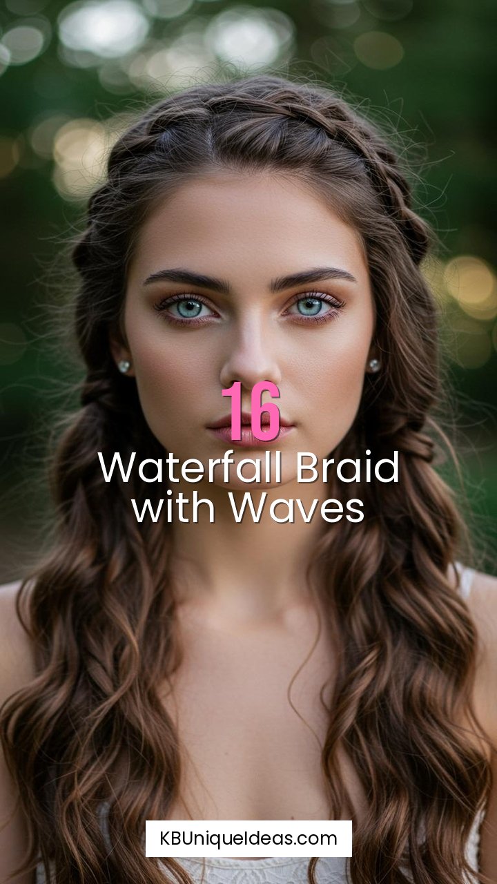 Waterfall Braid with Waves