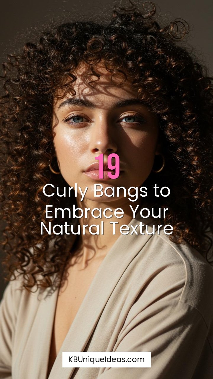 Curly Bangs to Embrace Your Natural Texture