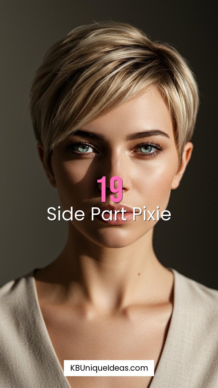 Side Part Pixie