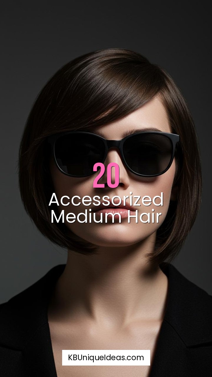 Accessorized Medium Hair