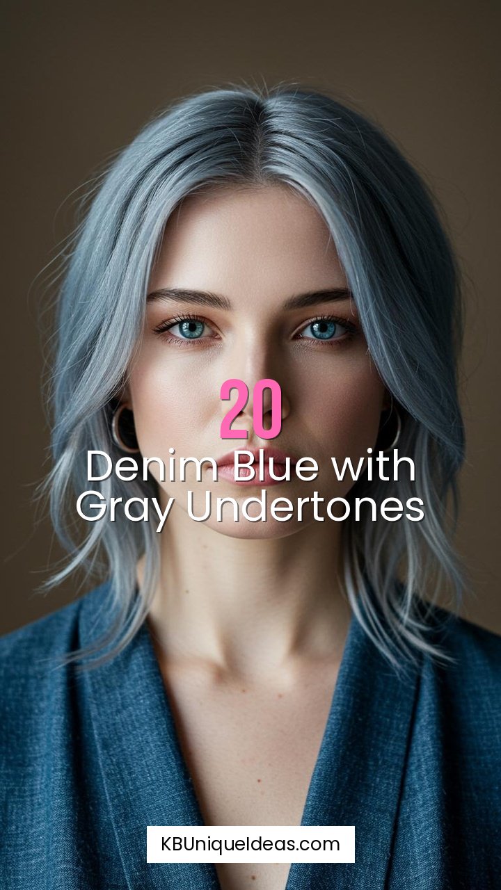 Denim Blue with Gray Undertones