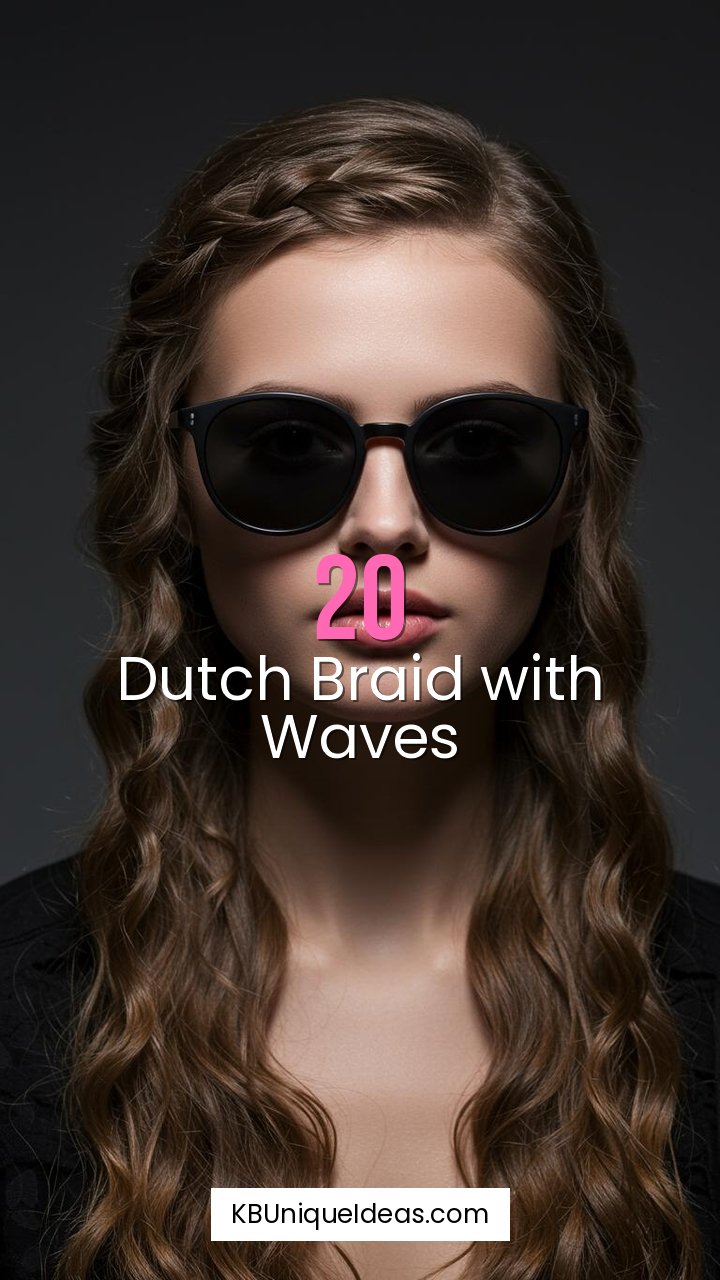 Dutch Braid with Waves