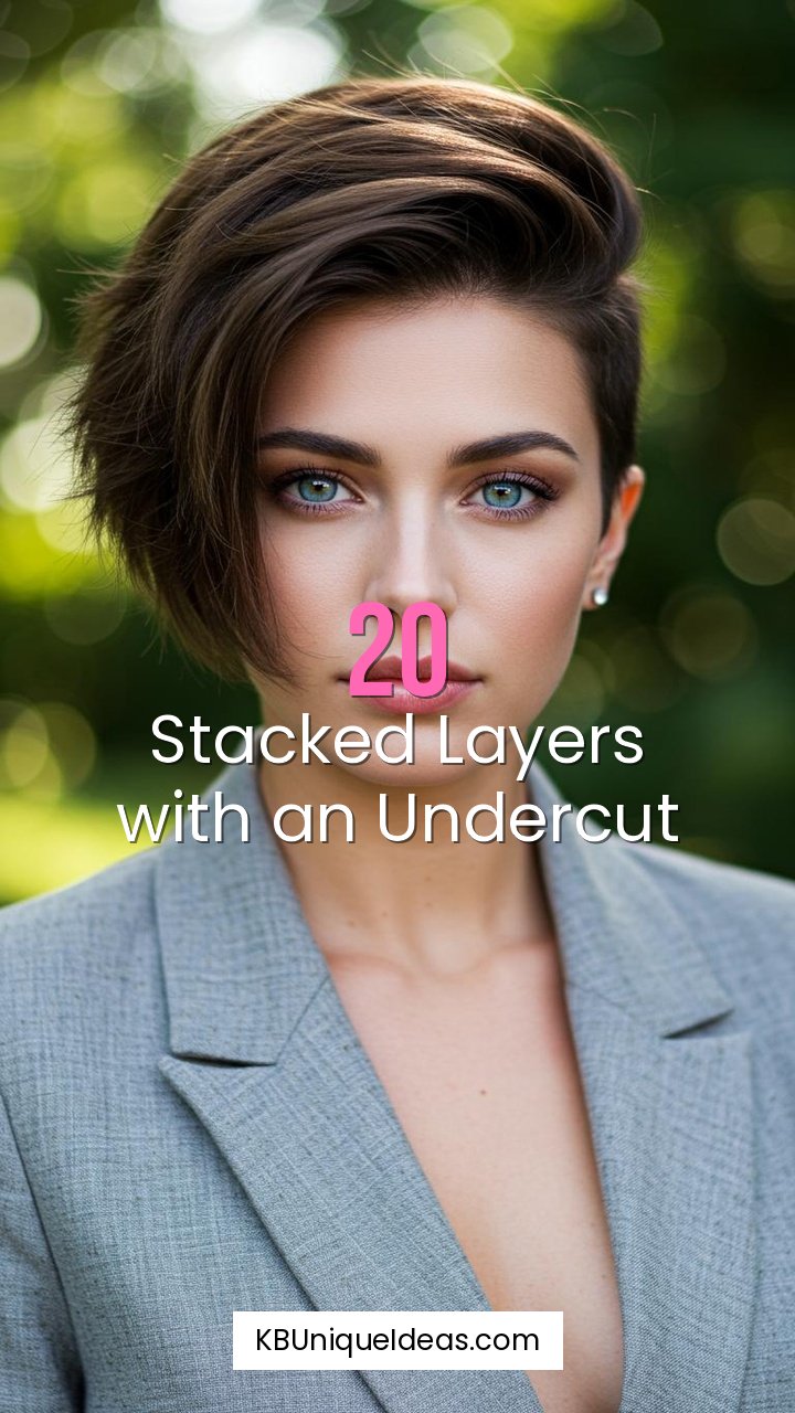 Stacked Layers with an Undercut