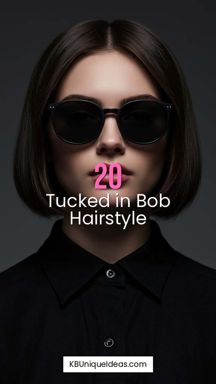 Tucked in Bob Hairstyle