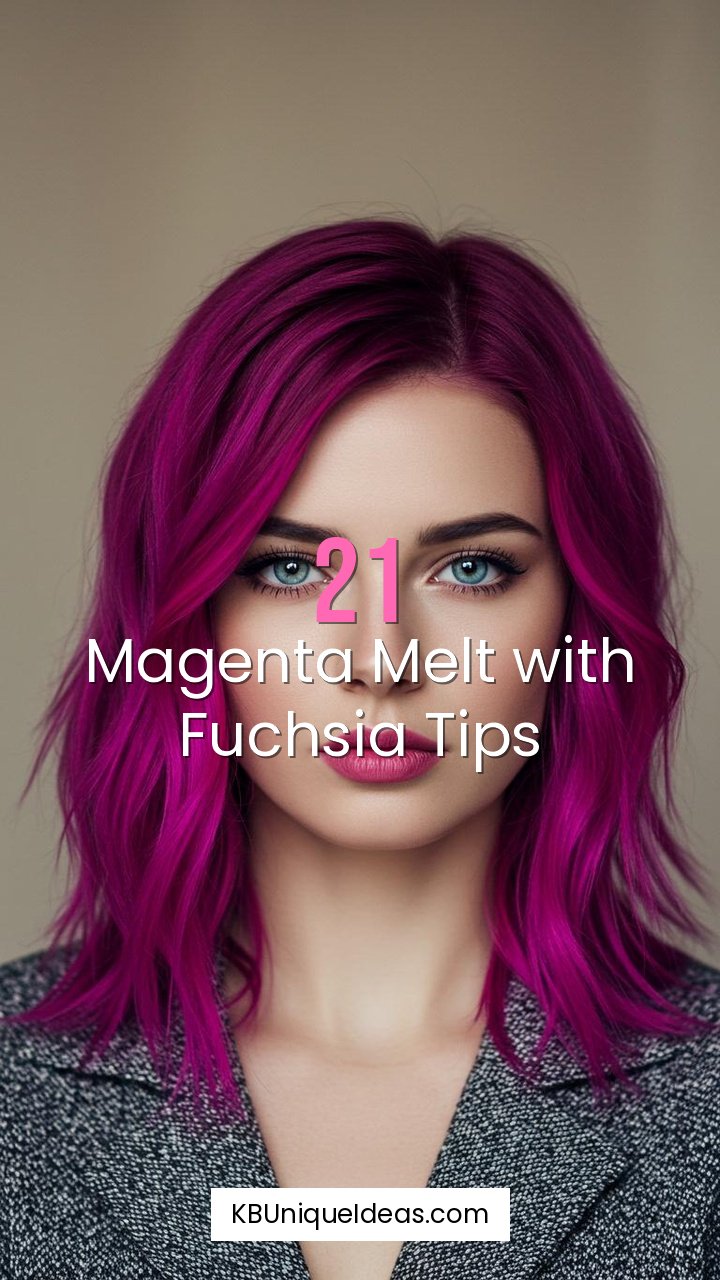 Magenta Melt with Fuchsia Tips