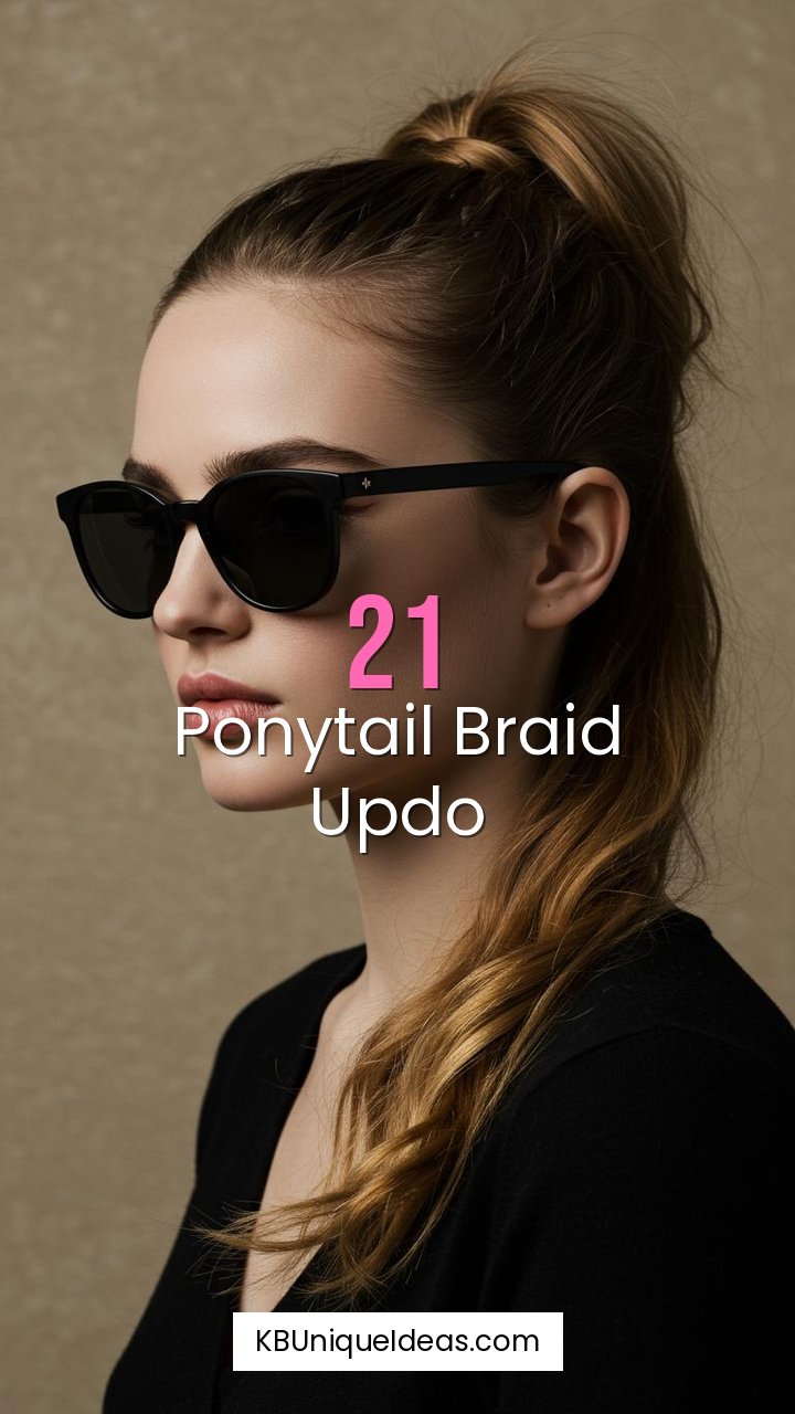 Ponytail Braid Updo
