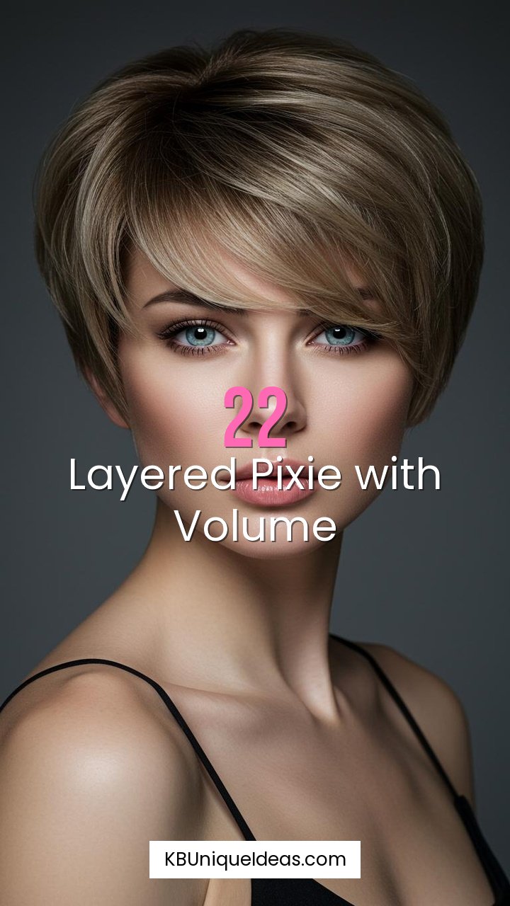 Layered Pixie with Volume