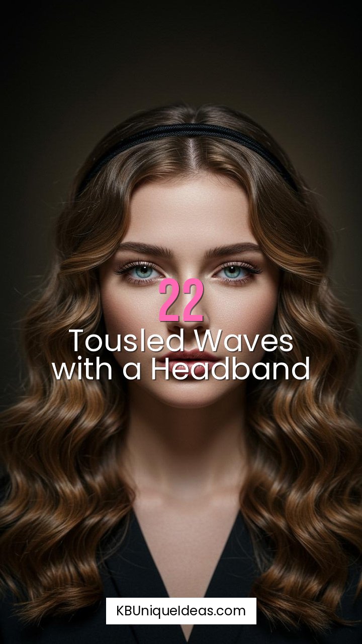 Tousled Waves with a Headband
