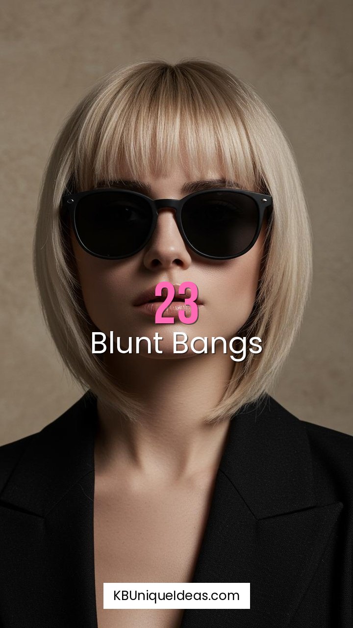 Blunt Bangs