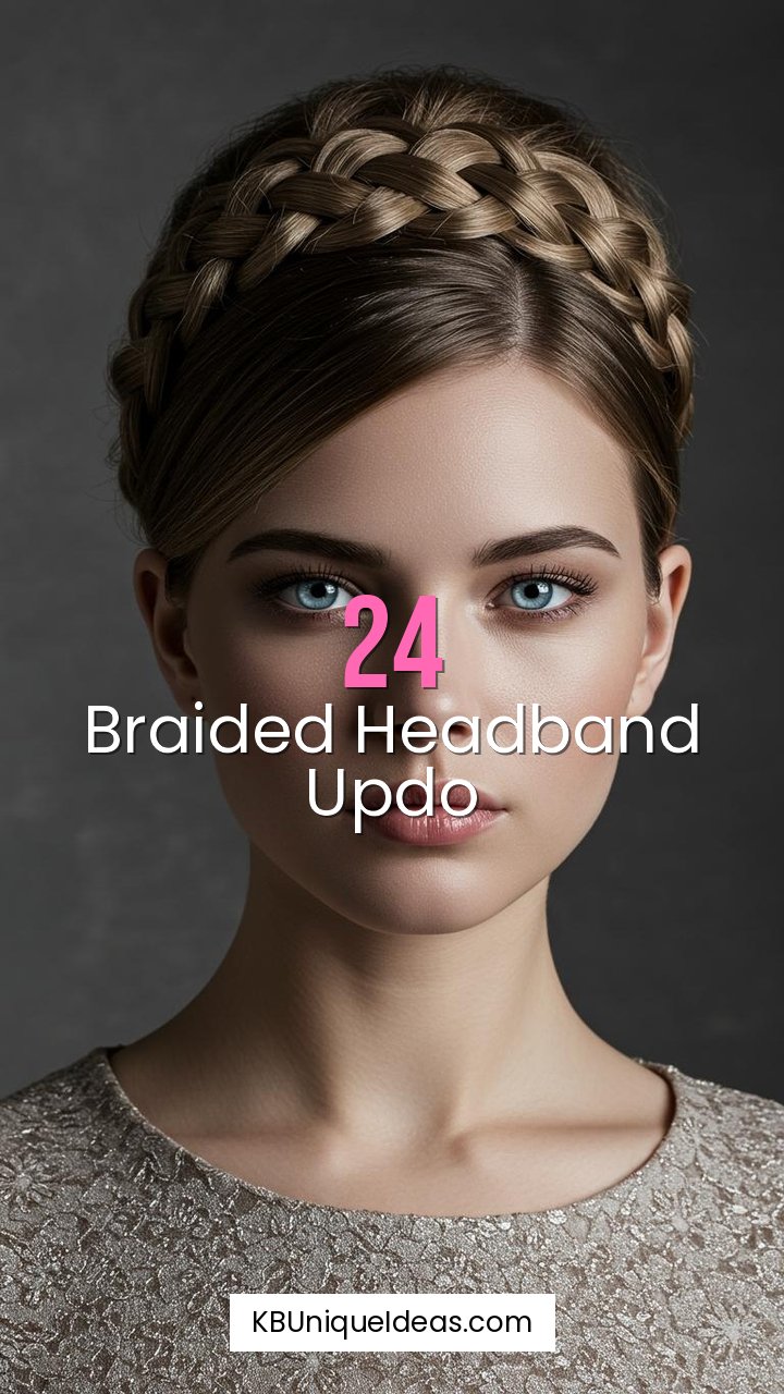 Braided Headband Updo