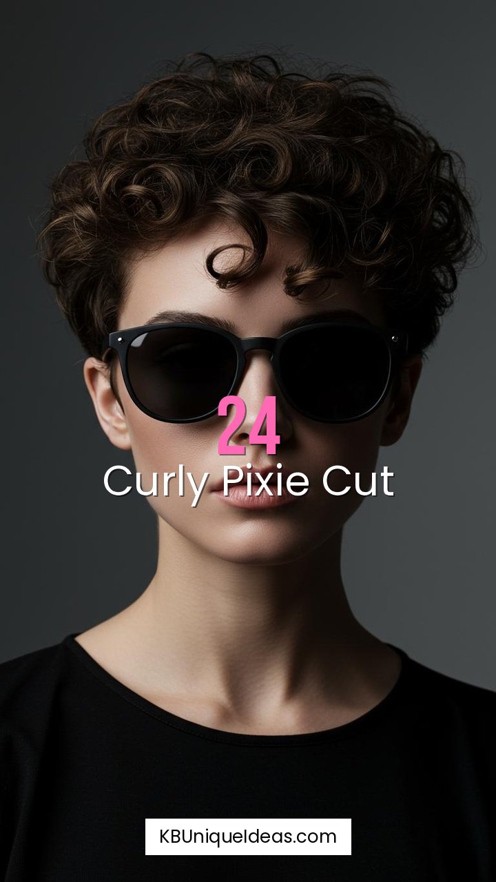 Curly Pixie Cut