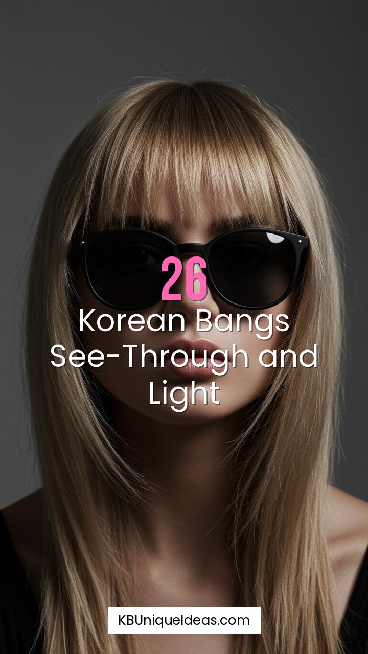 Korean Bangs See-Through and Light