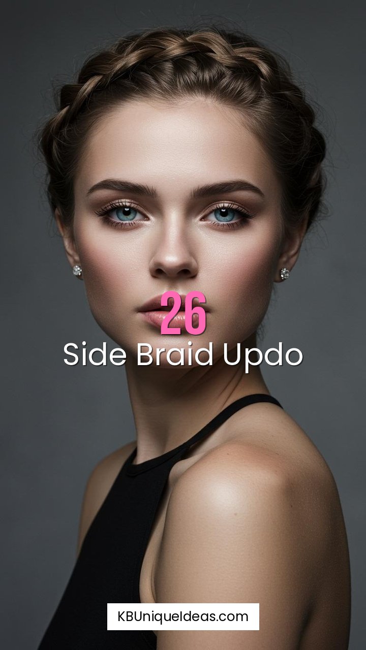 Side Braid Updo