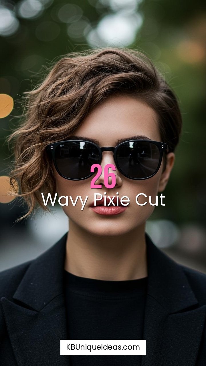 Wavy Pixie Cut