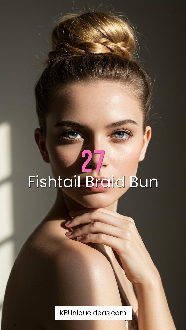 Fishtail Braid Bun