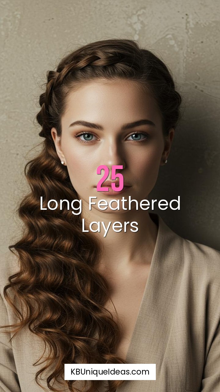 Side Braid with Voluminous Curls