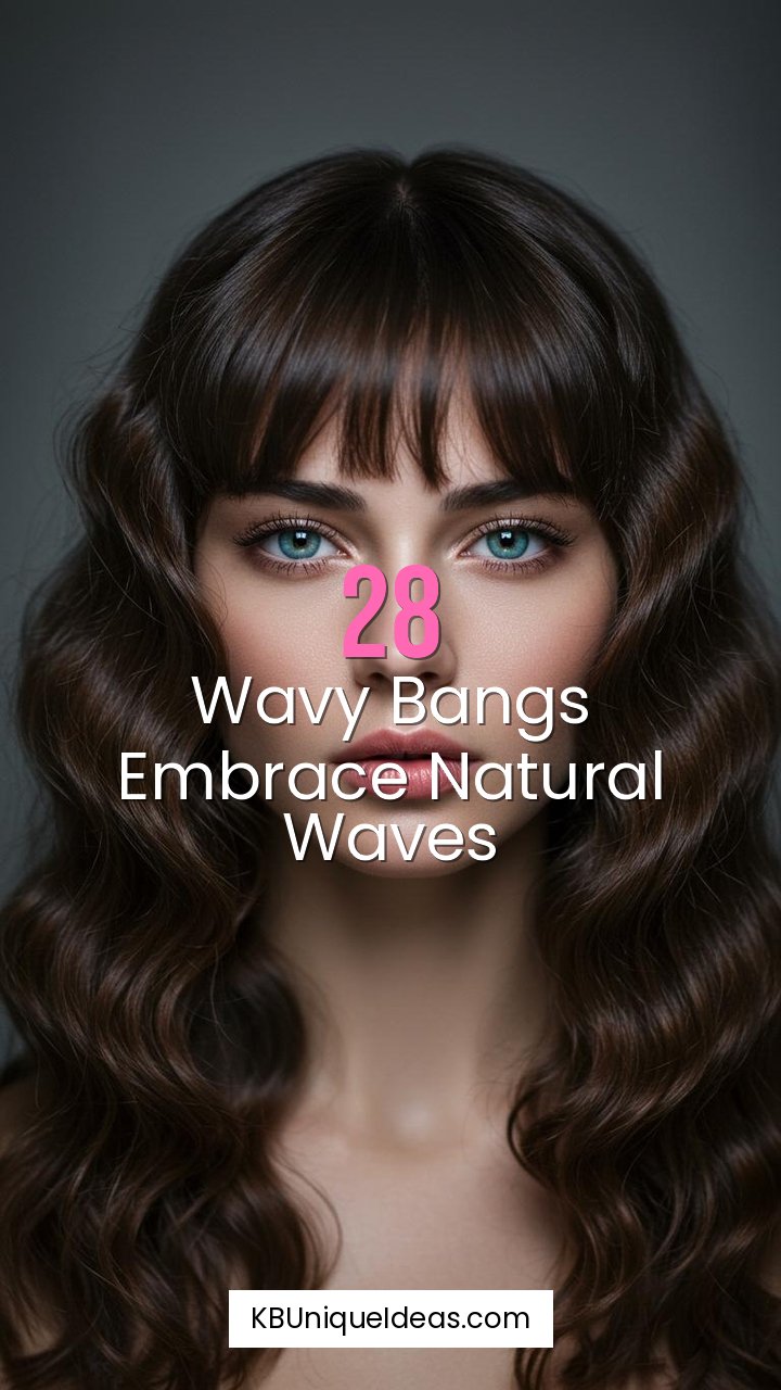Wavy Bangs Embrace Natural Waves