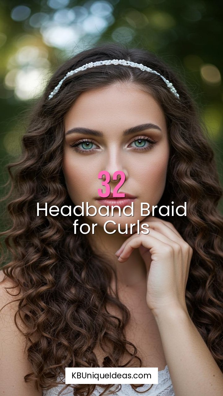 Headband Braid for Curls