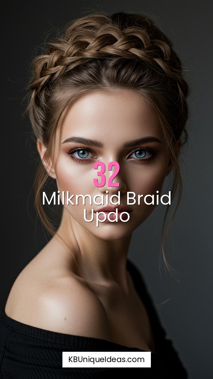 Milkmaid Braid Updo