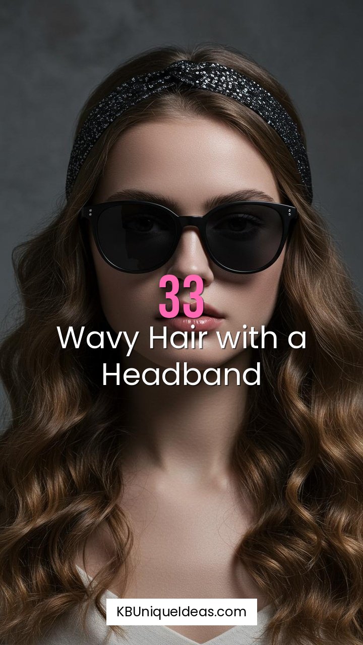 Wavy Hair with a Headband
