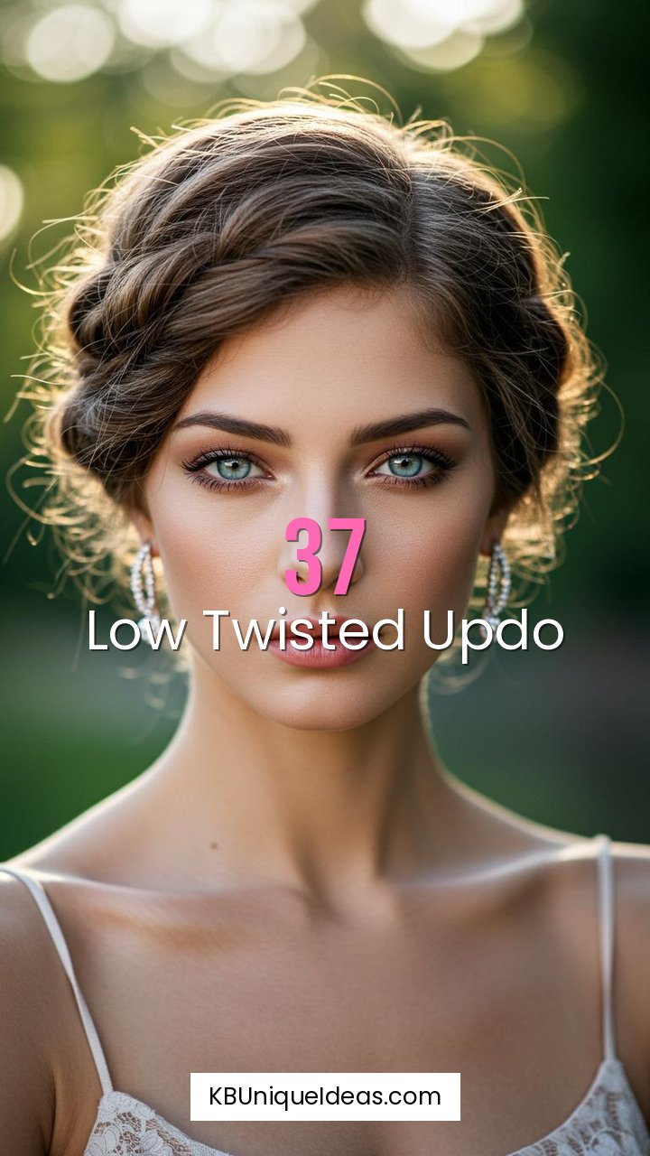 Low Twisted Updo