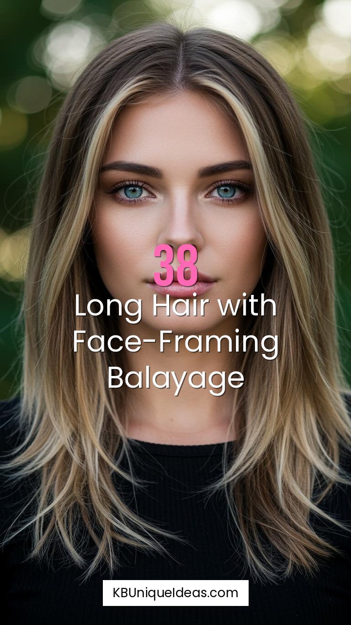 Long Hair with Face-Framing Balayage