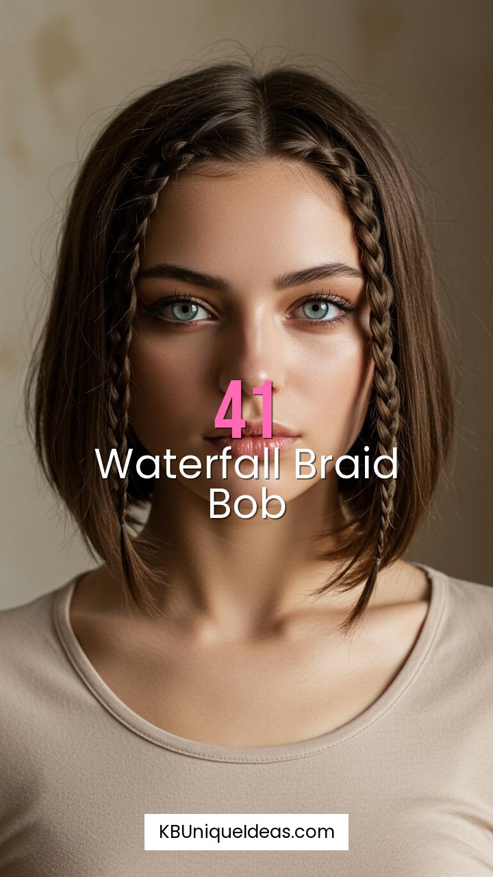 Waterfall Braid Bob