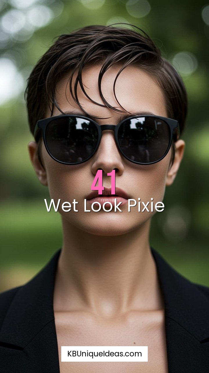 Wet Look Pixie