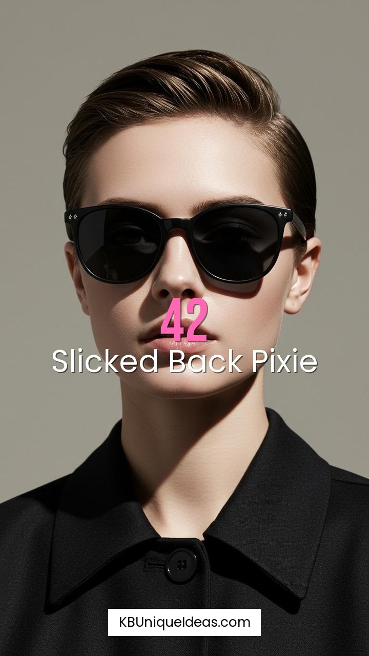Slicked Back Pixie