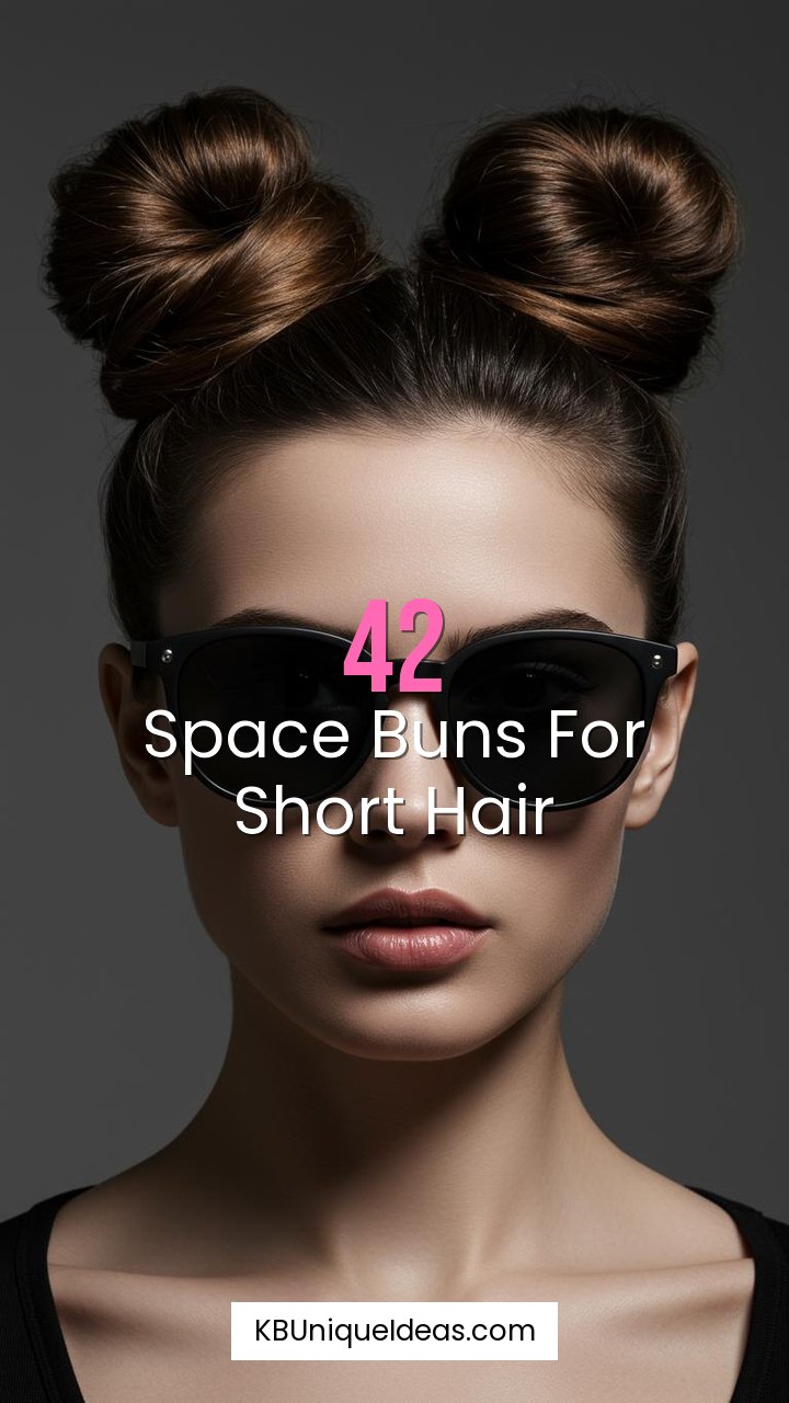 Space Buns for Short Hair